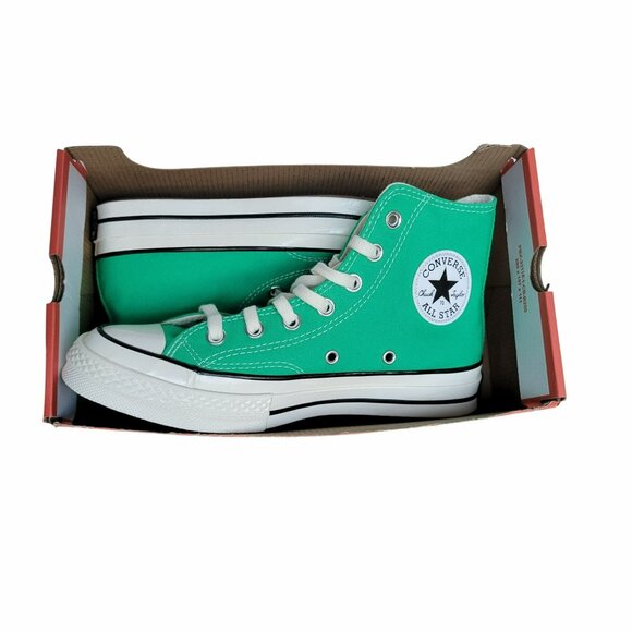 ⭐Converse Chuck Taylor All Star Hi Canvas 10 Womens Shoes Sneaker Green A08613F⭐ - Picture 8 of 13